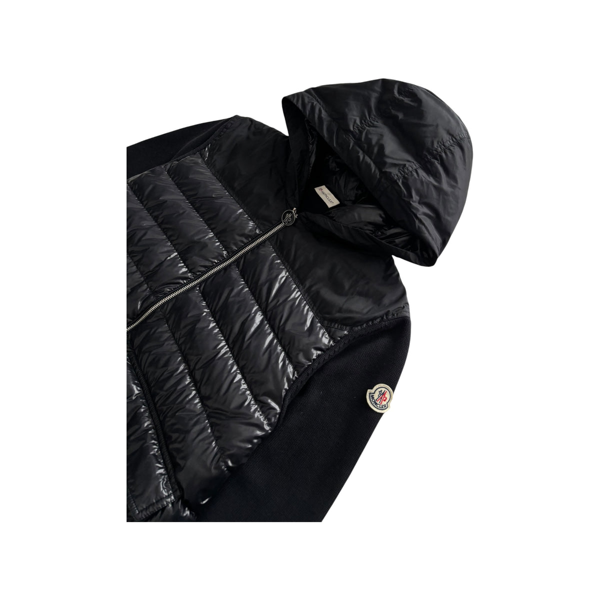 MONCLER HOODED CARDIGAN