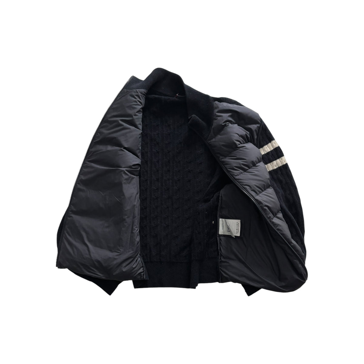 MONCLER STRIPED CARDIGAN