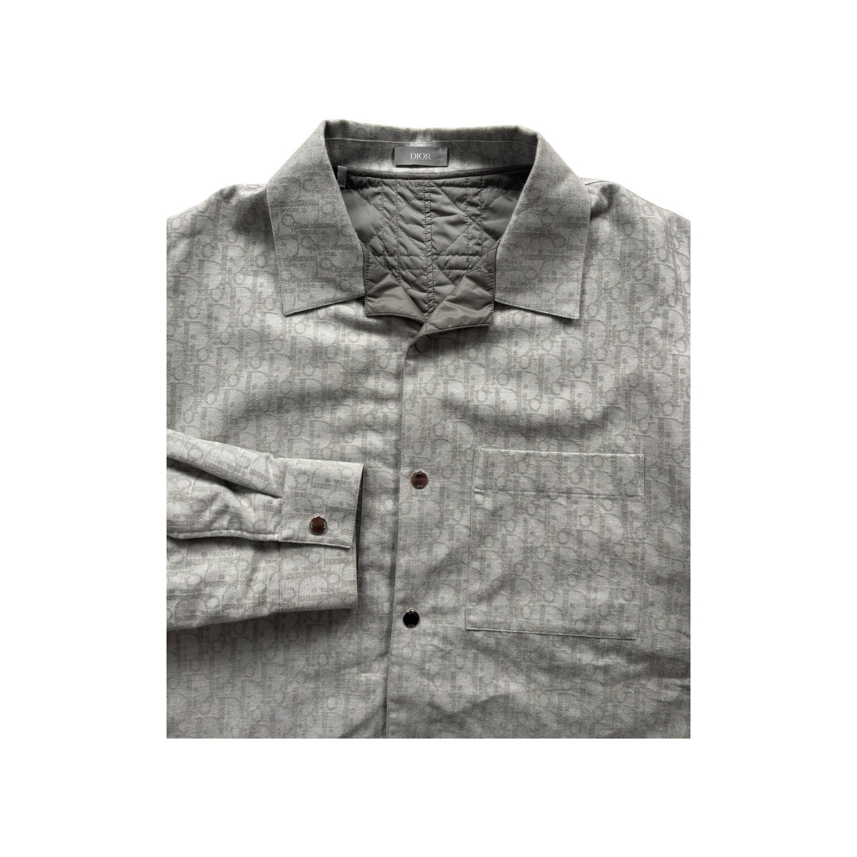 DIOR OBLQUE JACQUARD OVERSHIRT JACKET