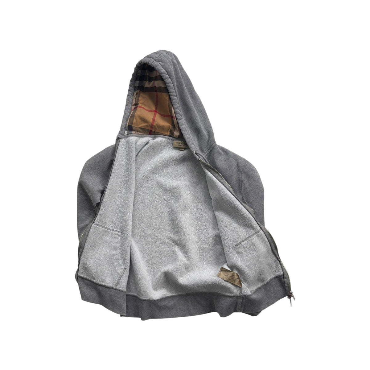 BURBERRY ZIP-UP HOODIE