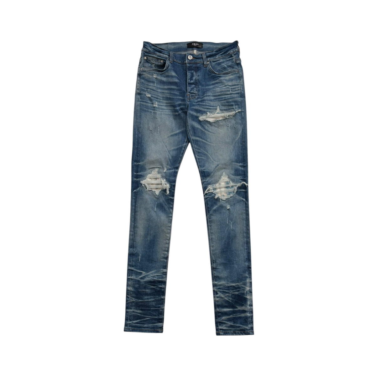 AMIRI MX1 PAISLEY PATCH JEANS