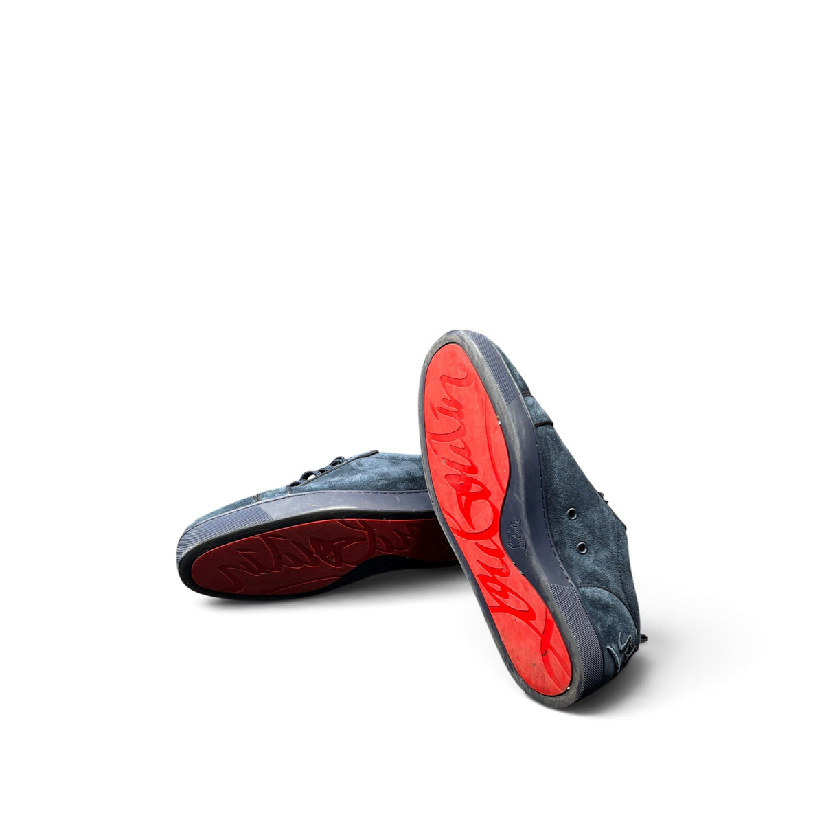 CHRISTIAN LOUBOUTIN FLAT SUEDE SNEAKERS