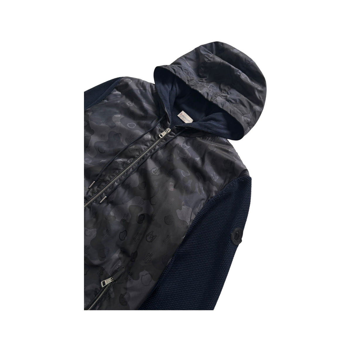 MONCLER HOODED CARDIGAN