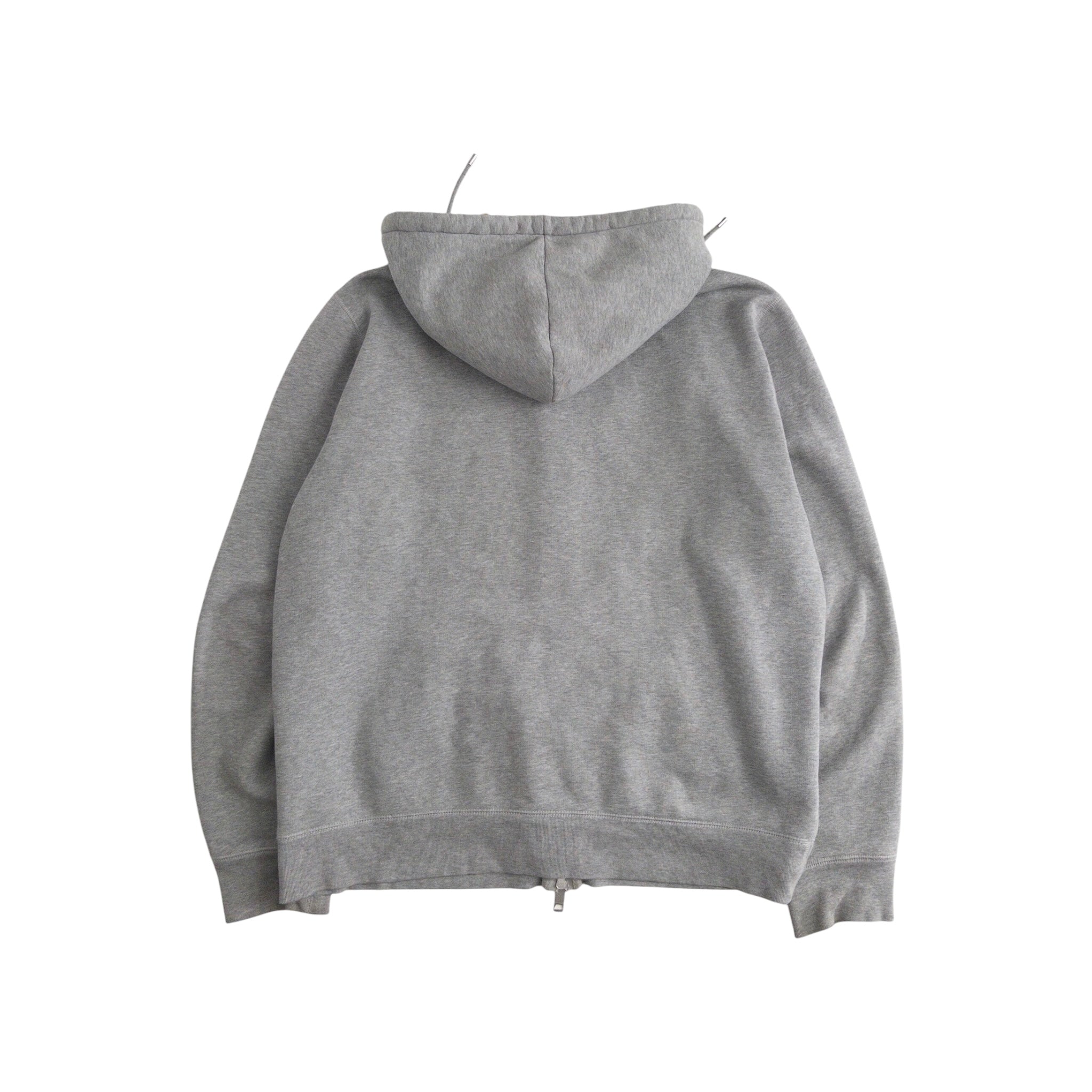 BURBERRY CHECK ZIP-UP HOODIE