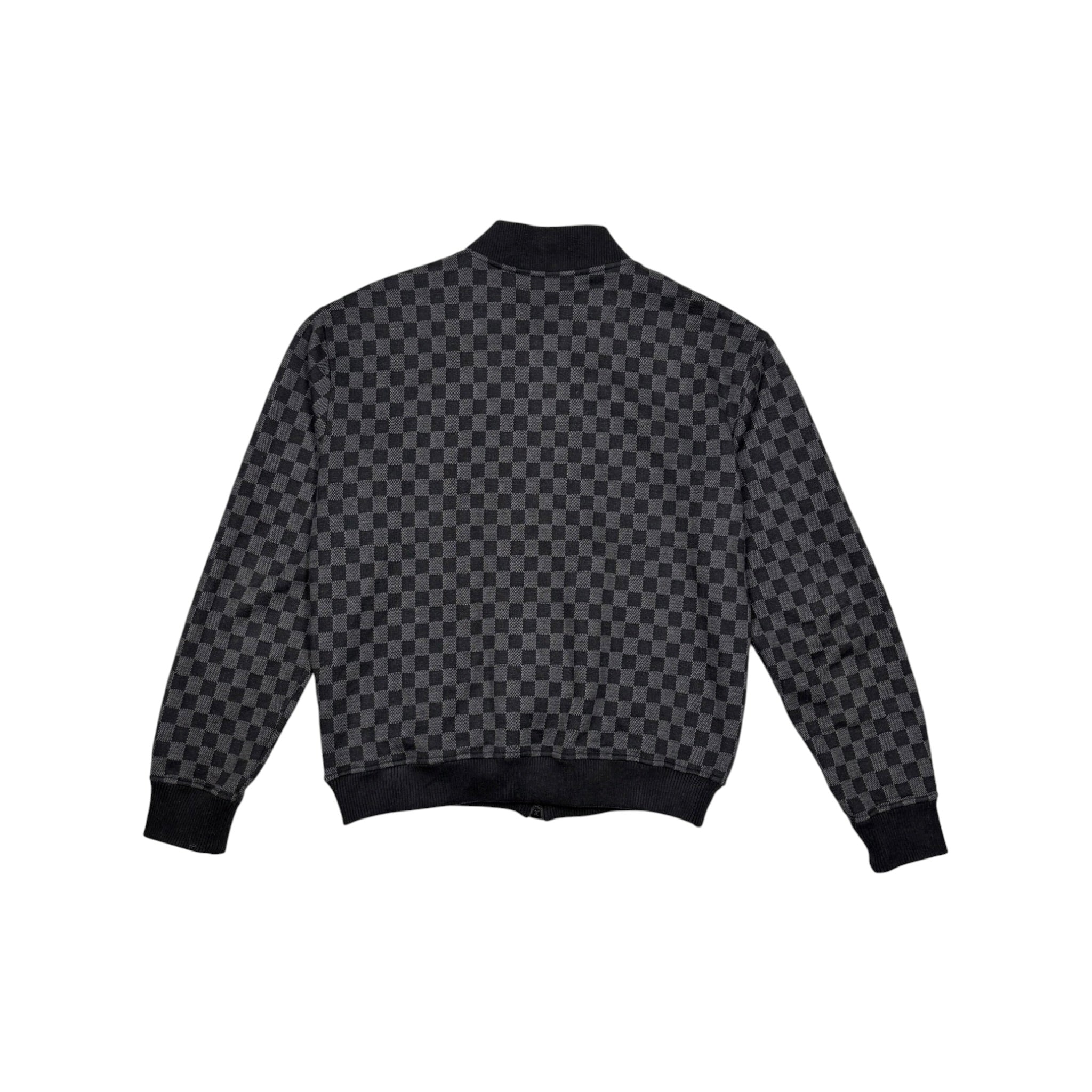 LOUIS VUITTON DAMIER JACQUARD CARDIGAN