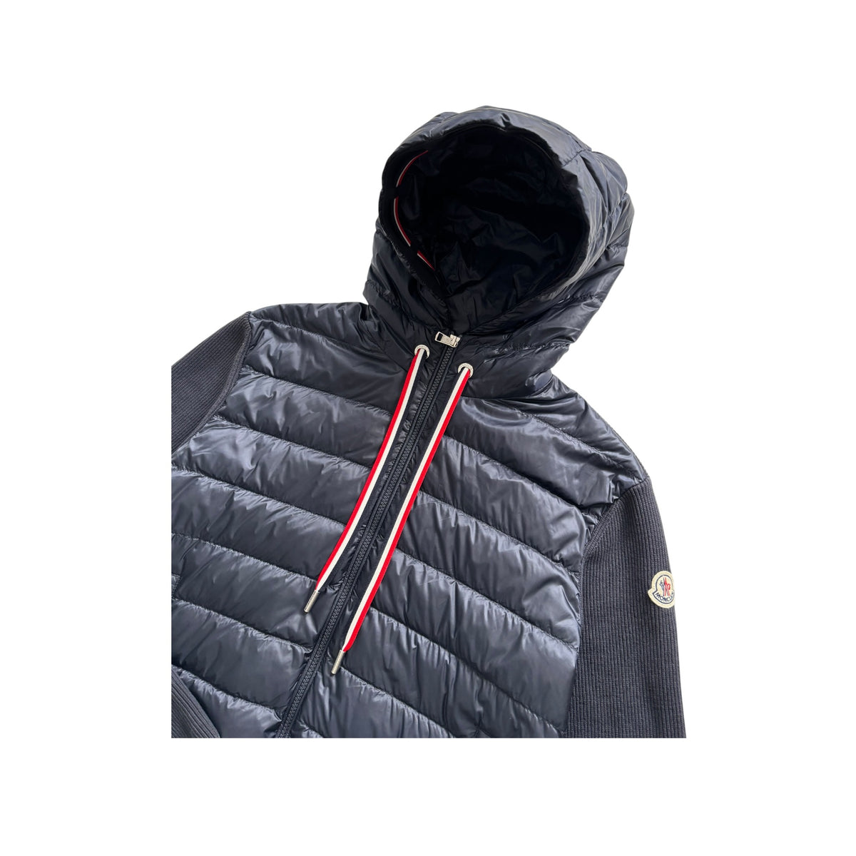 MONCLER HOODED CARDIGAN
