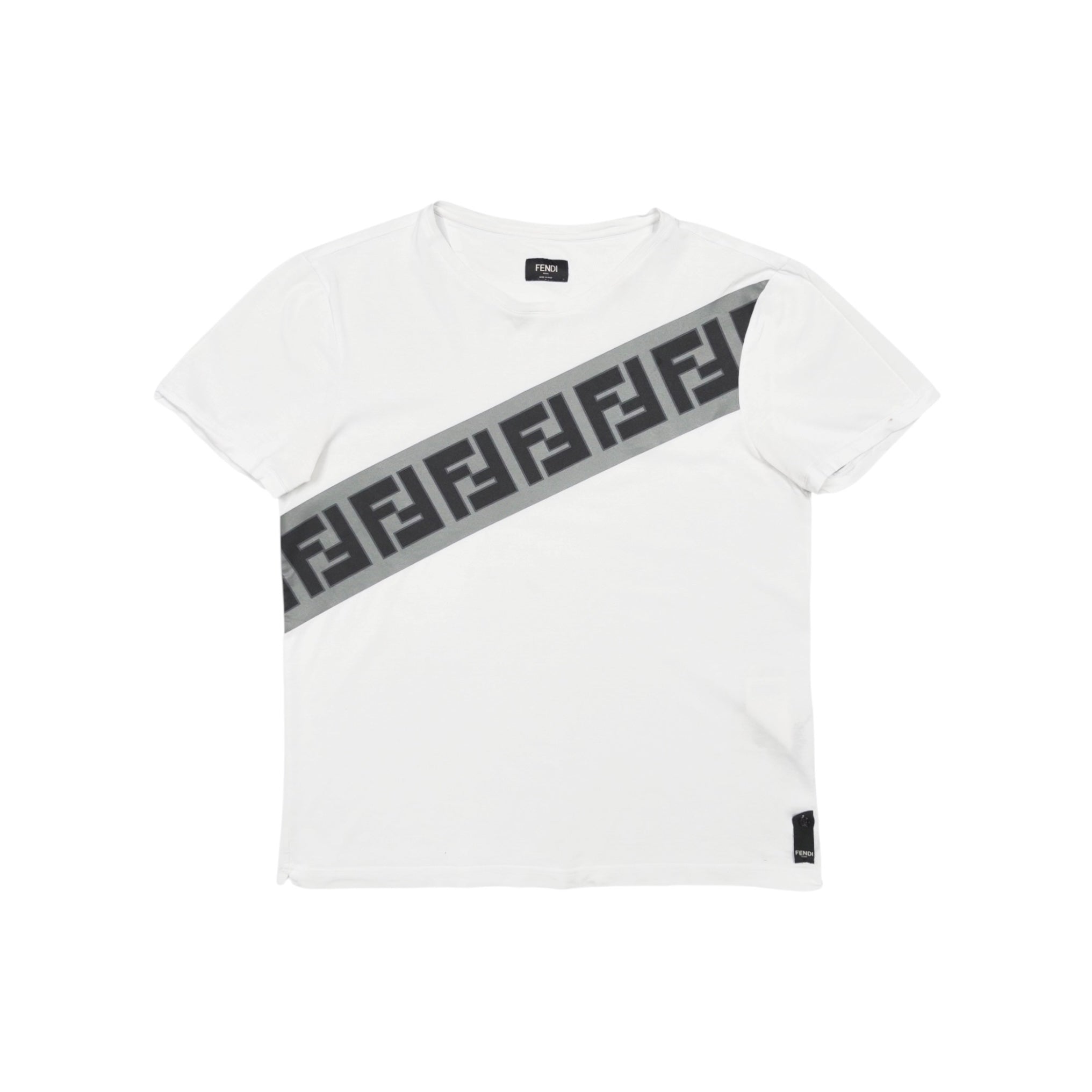 FENDI FF DIAGONAL MONOGRAM T-SHIRT