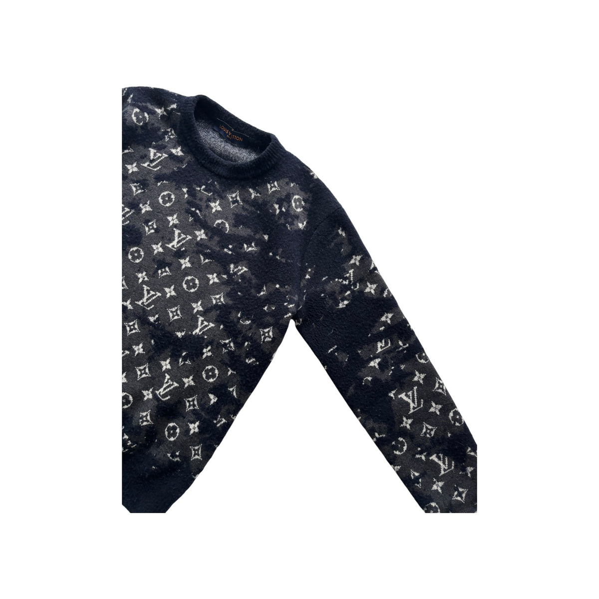LOUIS VUITTON MONOGRAM GRADIENT KNIT SWEATER