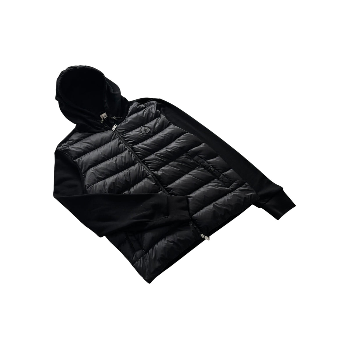 MONCLER BLACK LABEL HOODED CARDIGAN