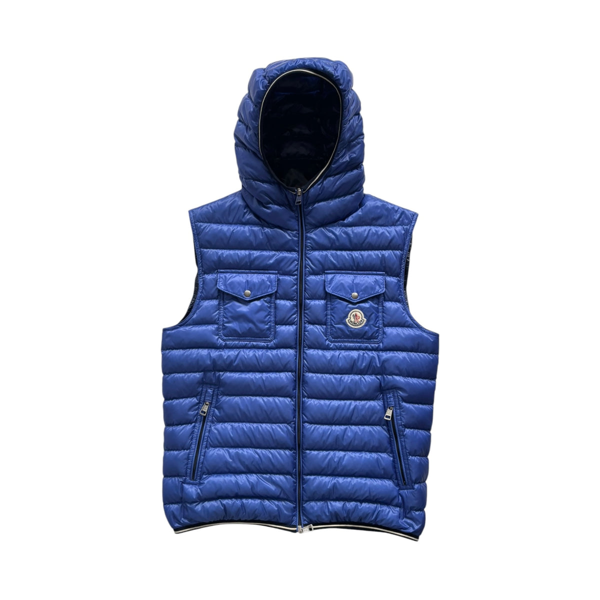 MONCLER HOODED GERS LIGHWEIGHT DOWN GILET