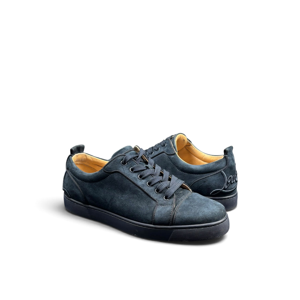 CHRISTIAN LOUBOUTIN FLAT SUEDE SNEAKERS