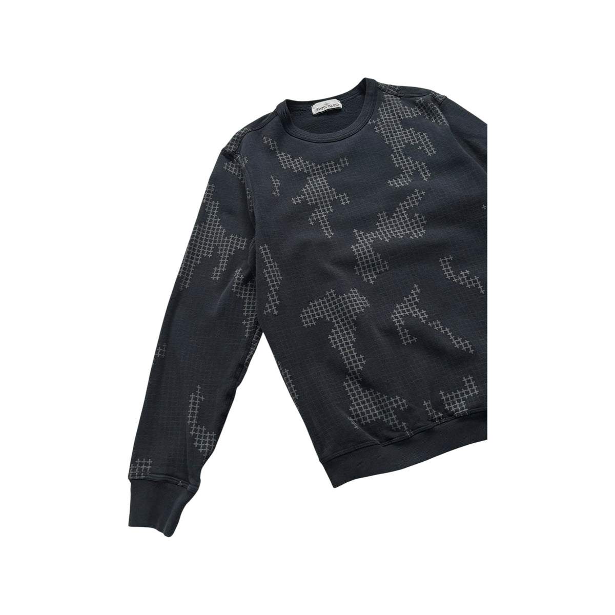 STONE ISLAND ABSTRACT CREWNECK