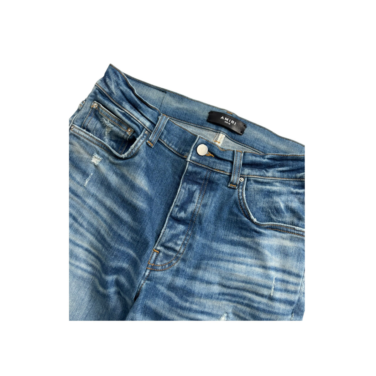AMIRI MX1 PAISLEY PATCH JEANS