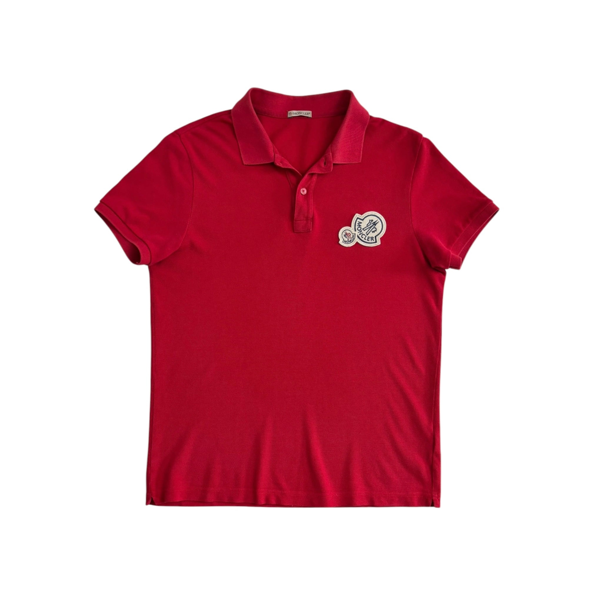 MONCLER DOUBLE LOGO POLO T-SHIRT