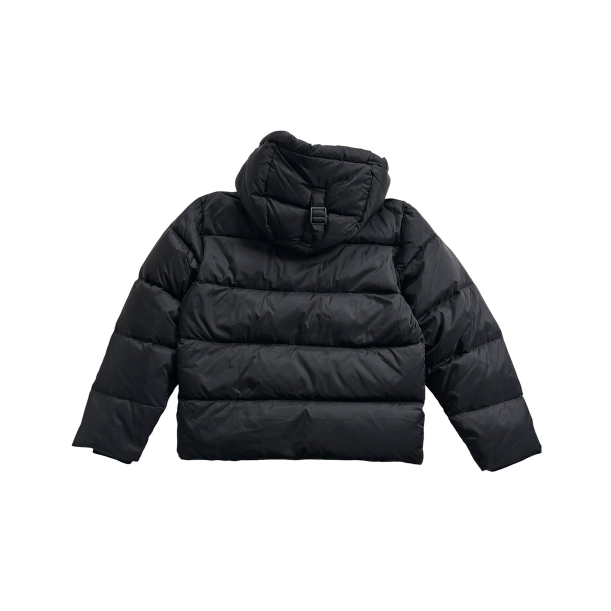 BURBERRY HALSBY CHECK COLLAR HOODED DOWN JACKET
