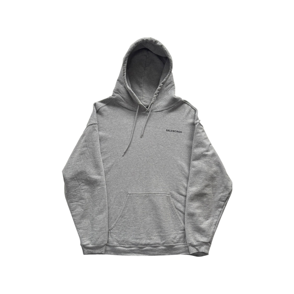 BALENCIAGA LOGO TEXT HOODIE