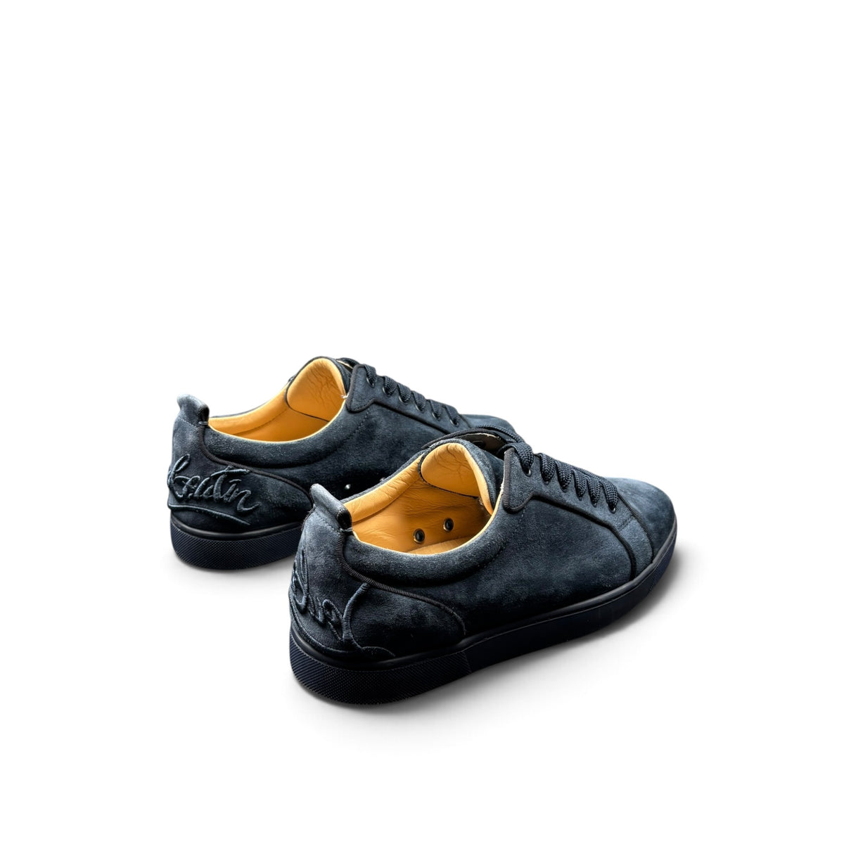 CHRISTIAN LOUBOUTIN FLAT SUEDE SNEAKERS