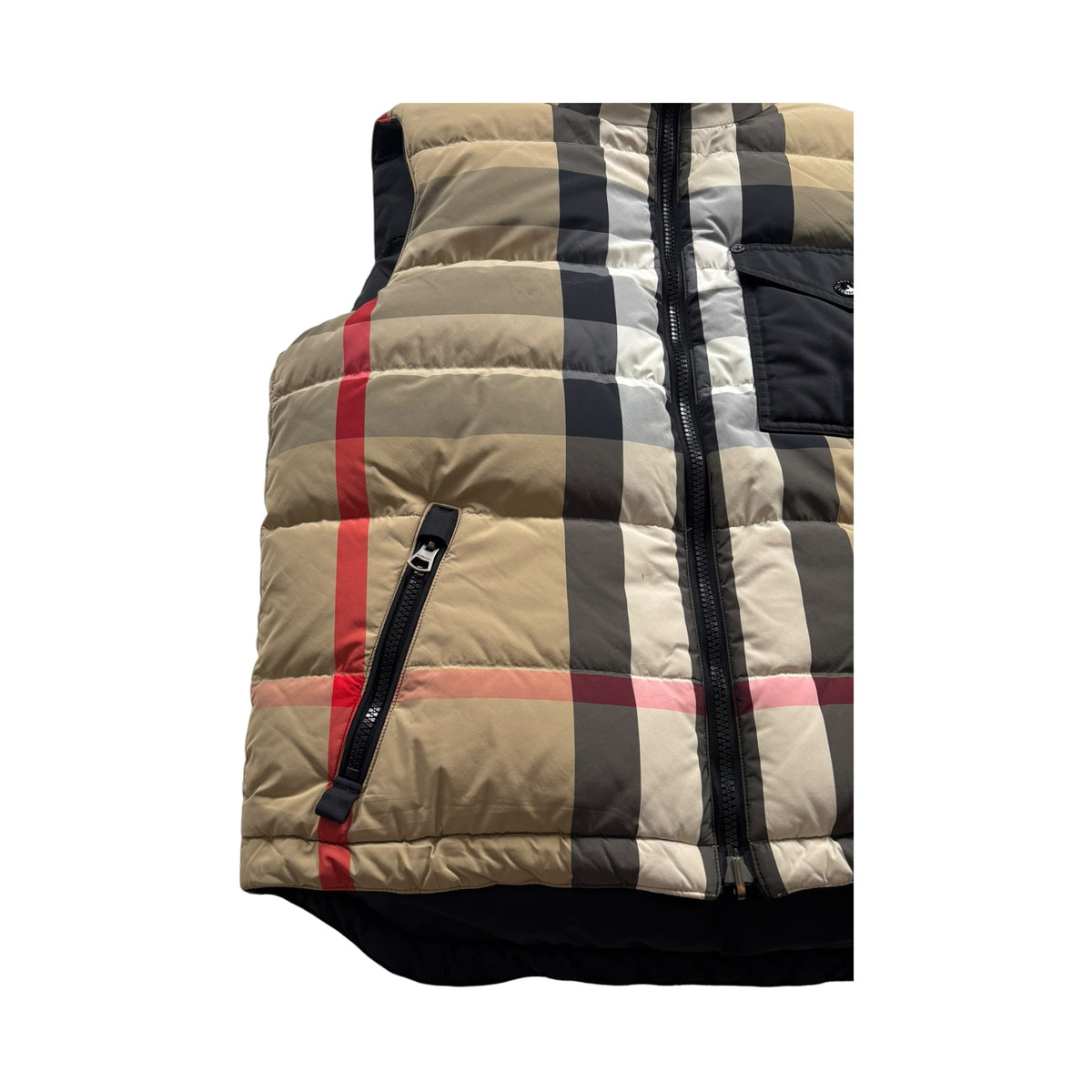BURBERRY REVERSIBLE MONOGRAM PANEL GILET