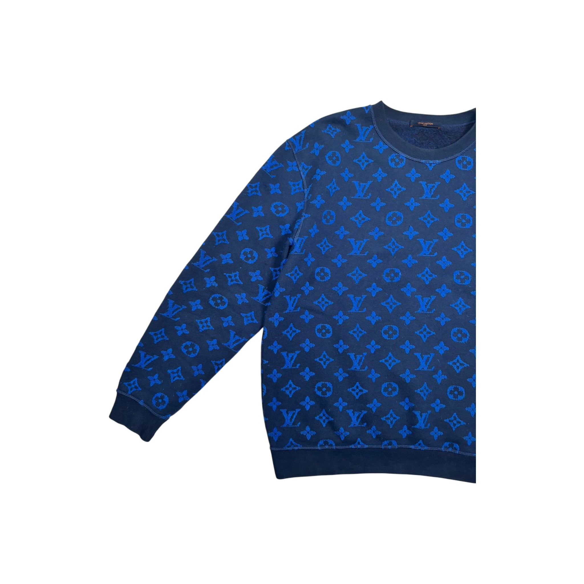 LOUIS VUITTON MONOGRAM JACQUARD CREWNECK