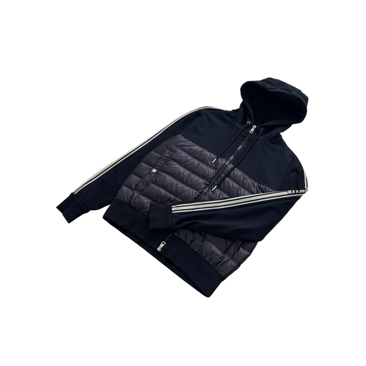 MONCLER HOODED PADDED CARDIGAN