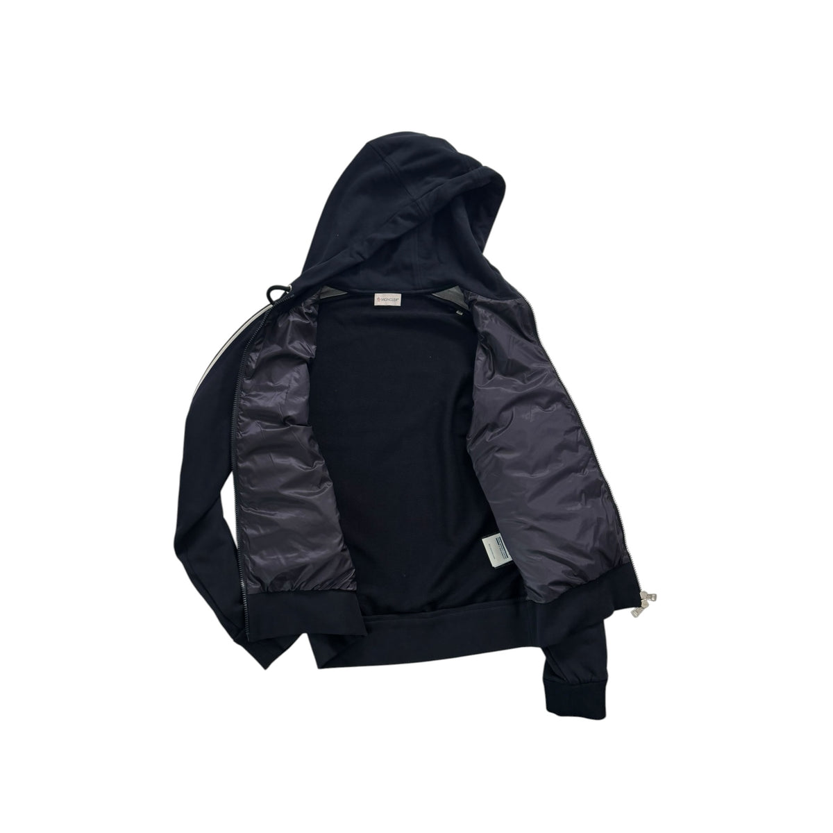 MONCLER HOODED PADDED CARDIGAN