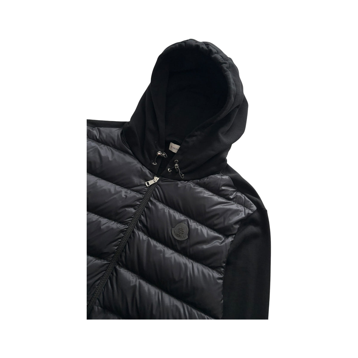 MONCLER BLACK LABEL HOODED CARDIGAN