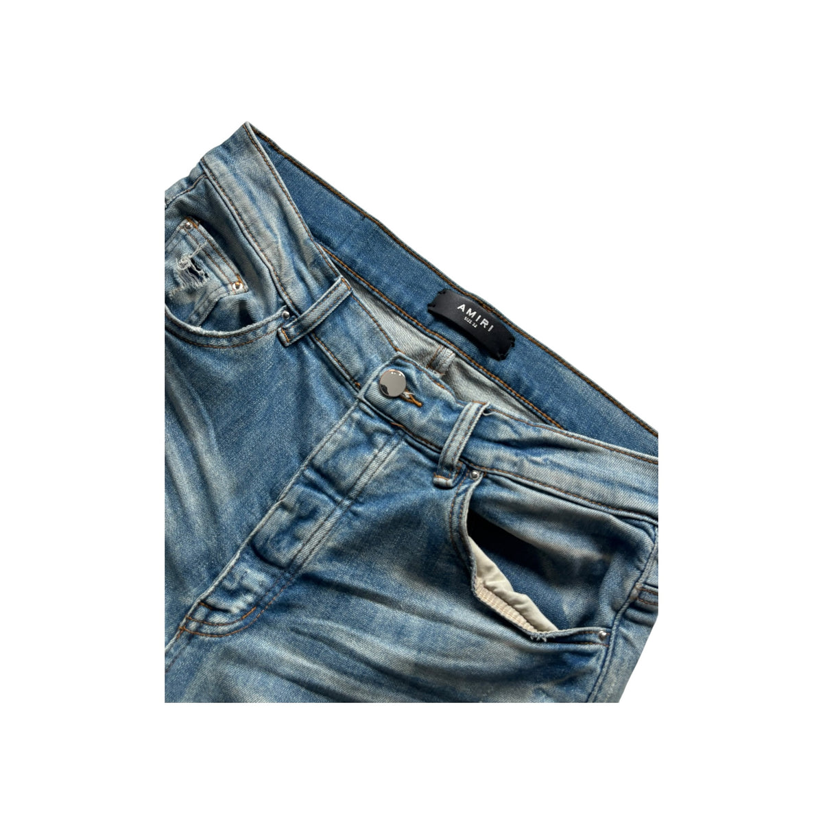 AMIRI MX1 DISTRESSED JEANS