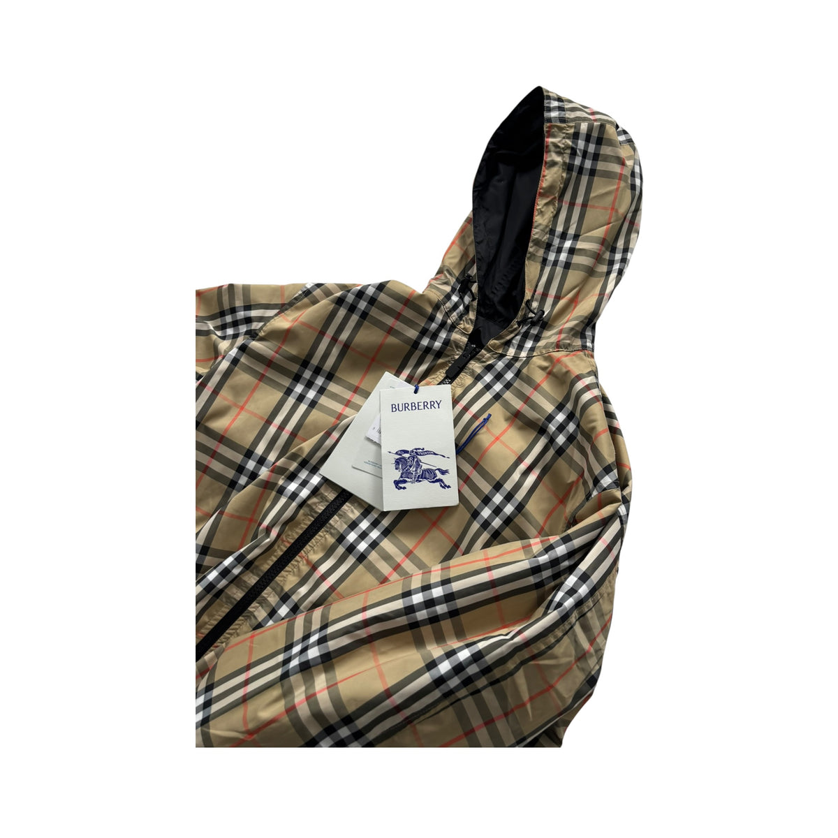 BURBERRY MONOGRAM REVERSIBLE WINDBREAKER