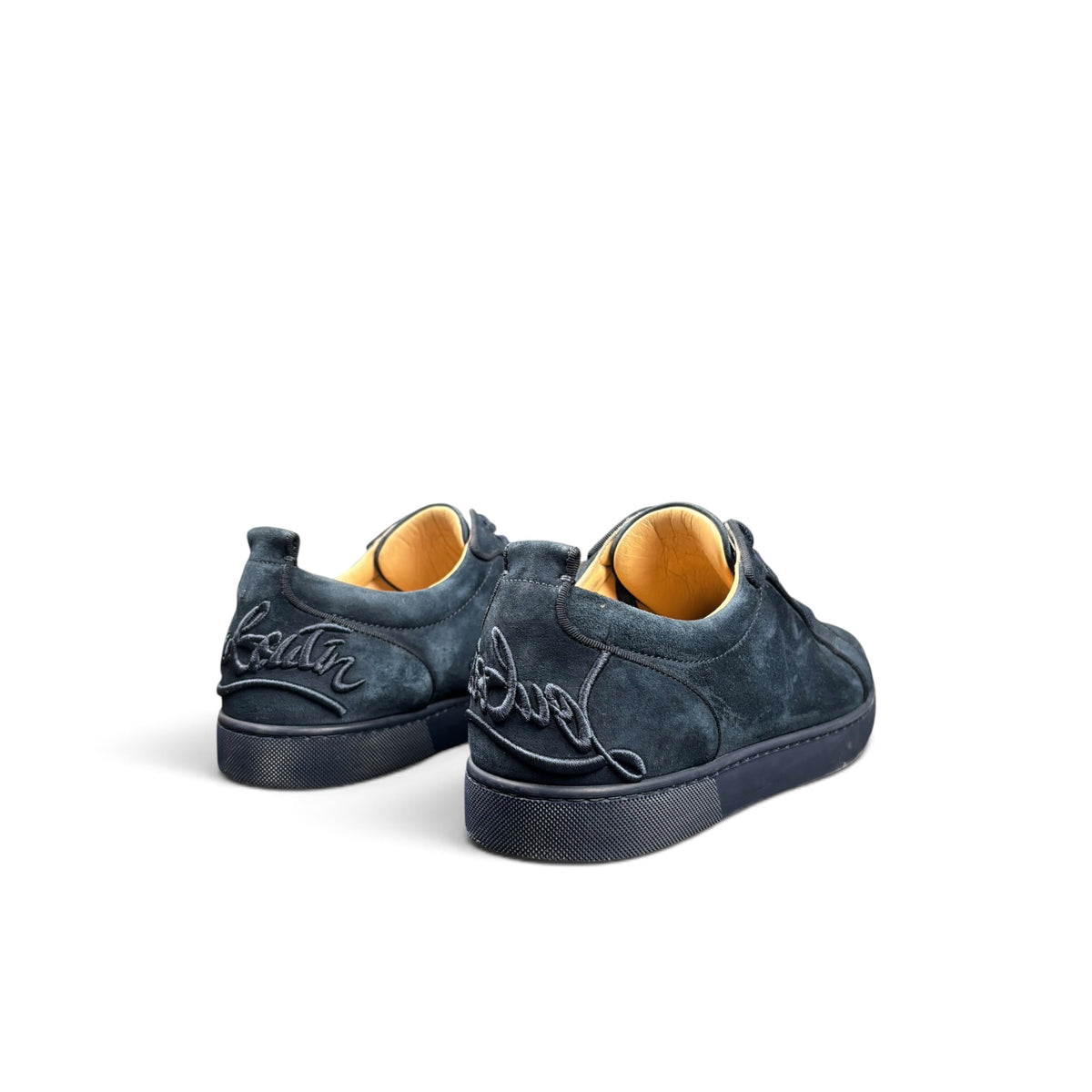 CHRISTIAN LOUBOUTIN FLAT SUEDE SNEAKERS