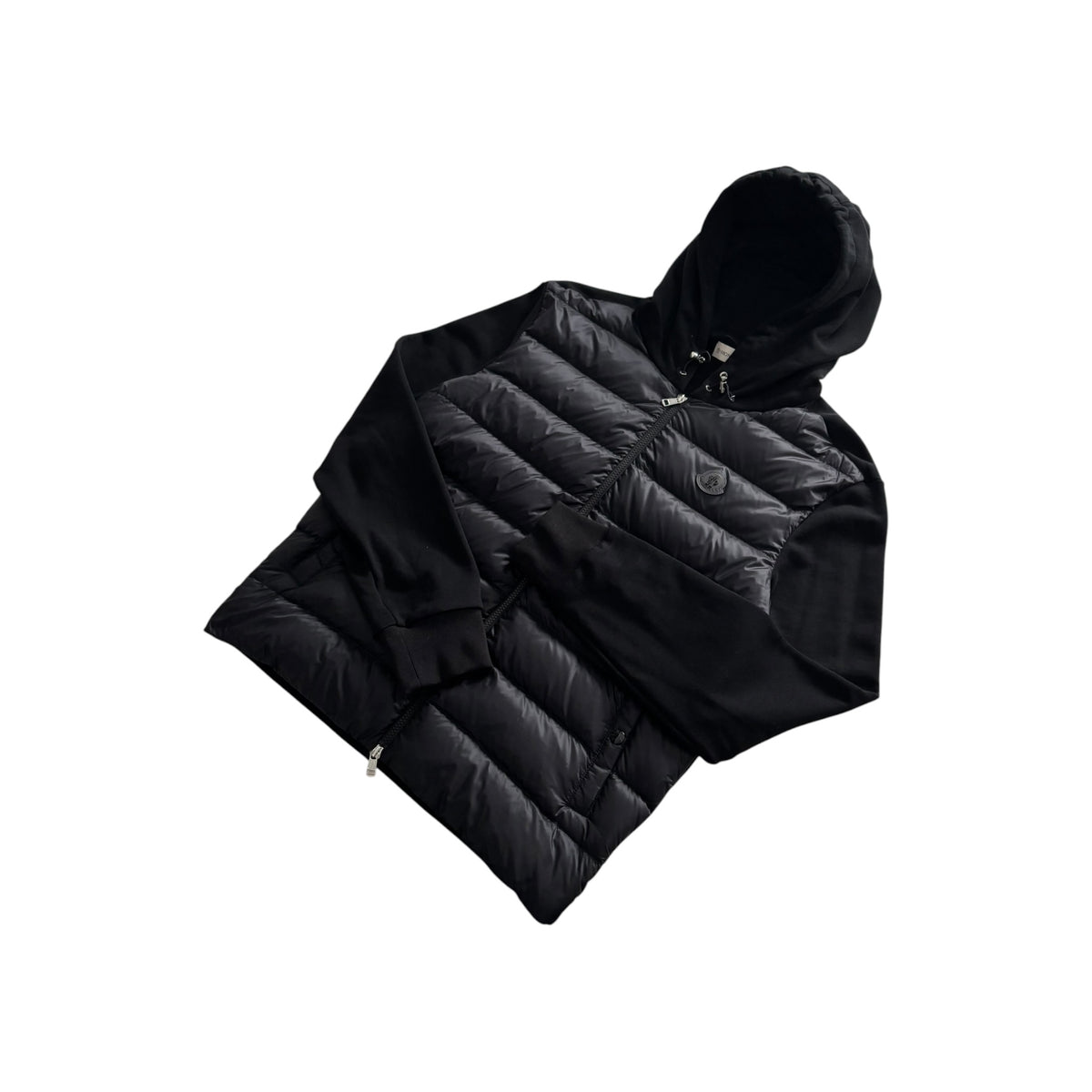 MONCLER BLACK LABEL HOODED CARDIGAN