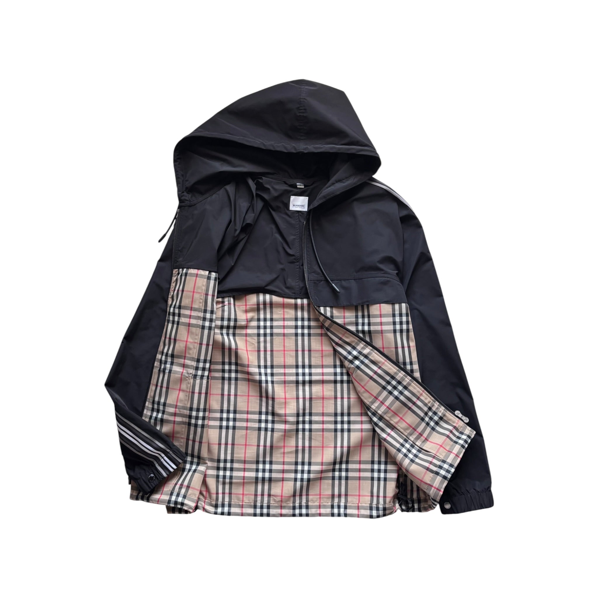BURBERRY CHECK WINDBREAKER