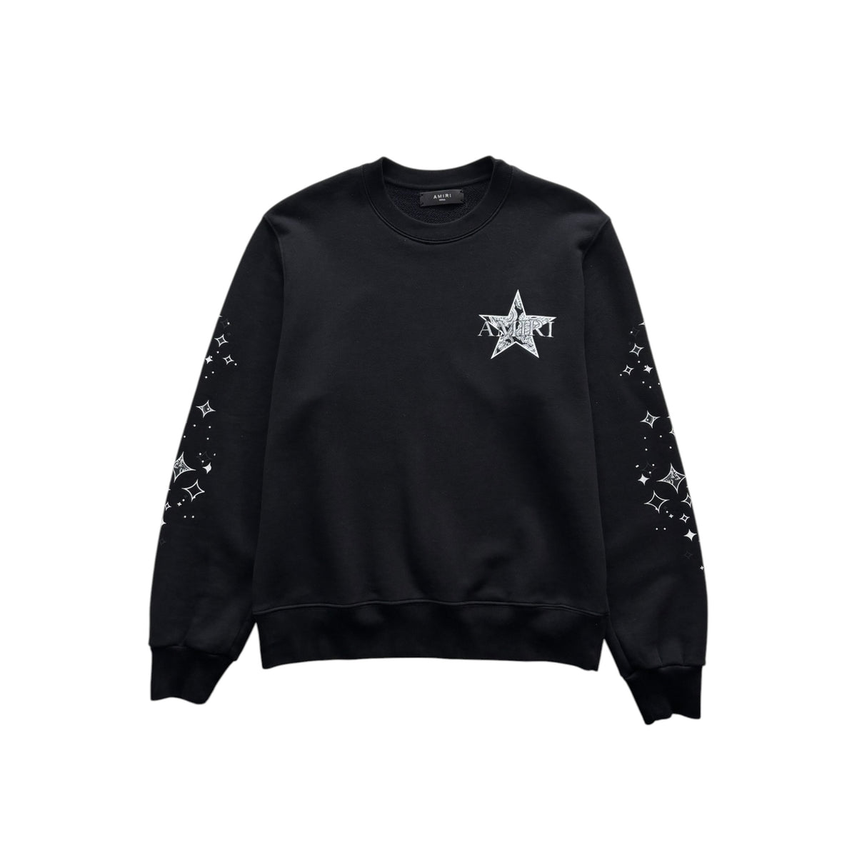 AMIRI PAISLEY STAR CREWNECK