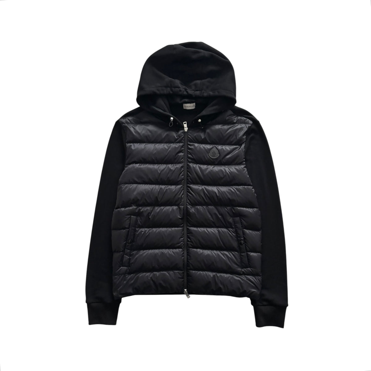 MONCLER BLACK LABEL HOODED CARDIGAN