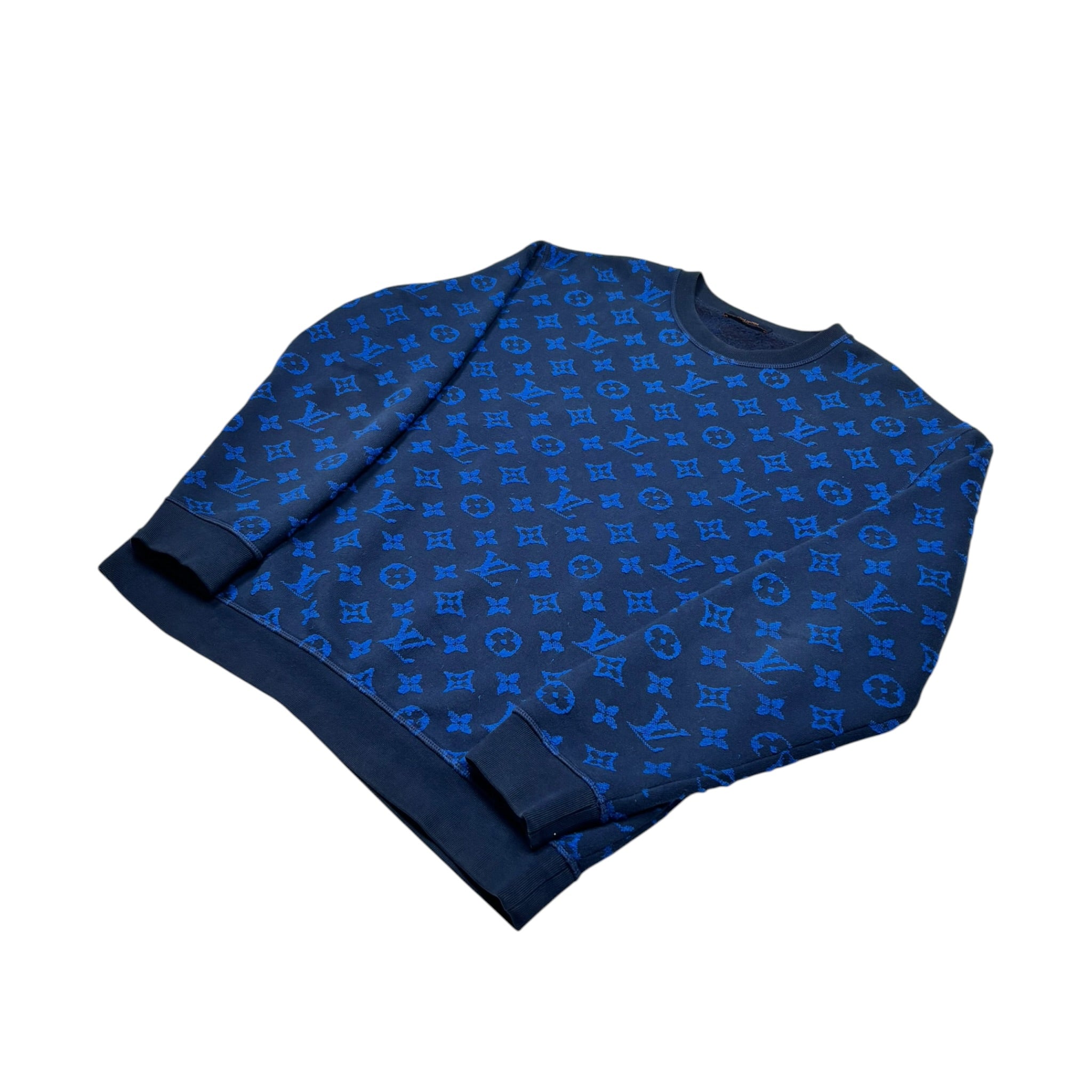LOUIS VUITTON MONOGRAM JACQUARD CREWNECK