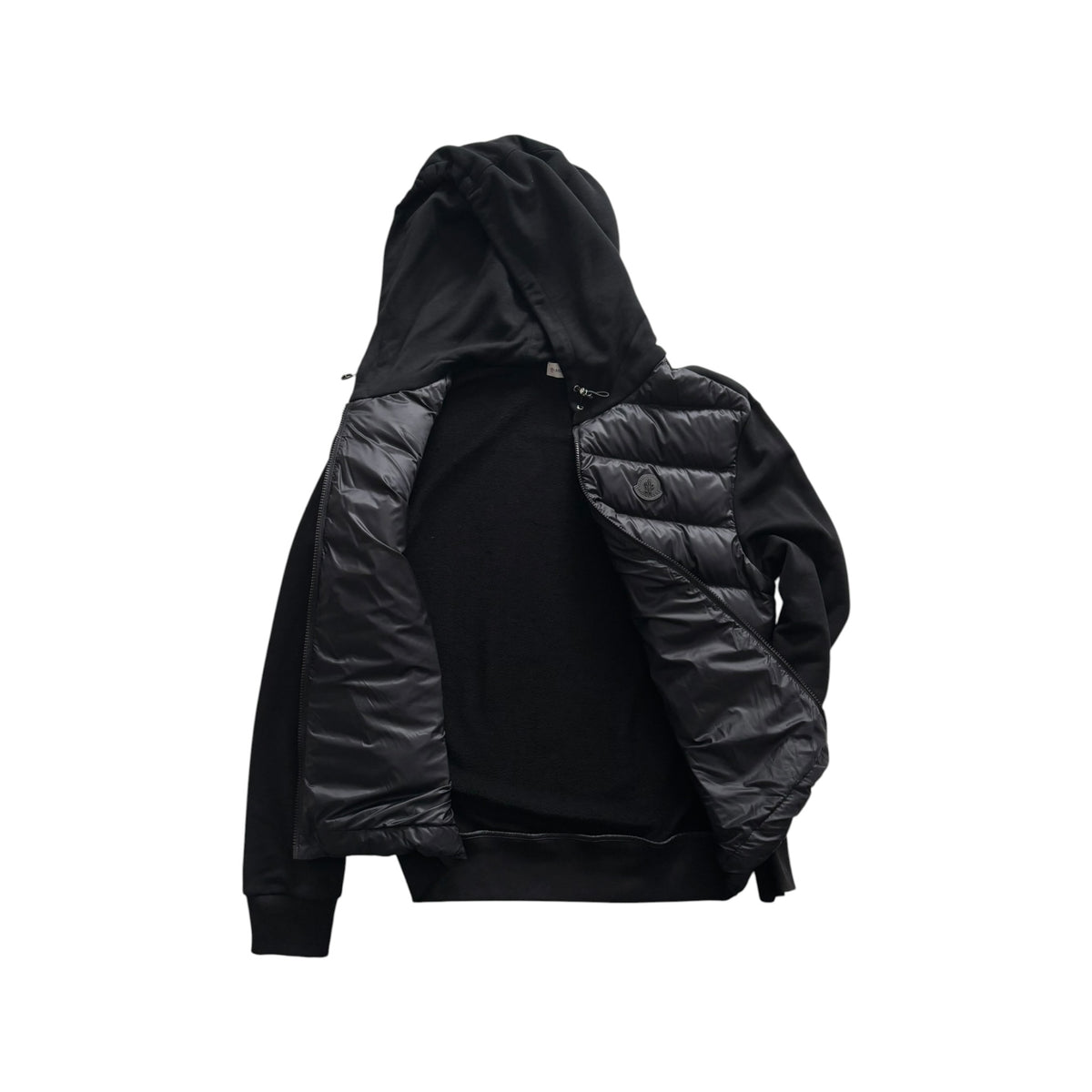 MONCLER BLACK LABEL HOODED CARDIGAN