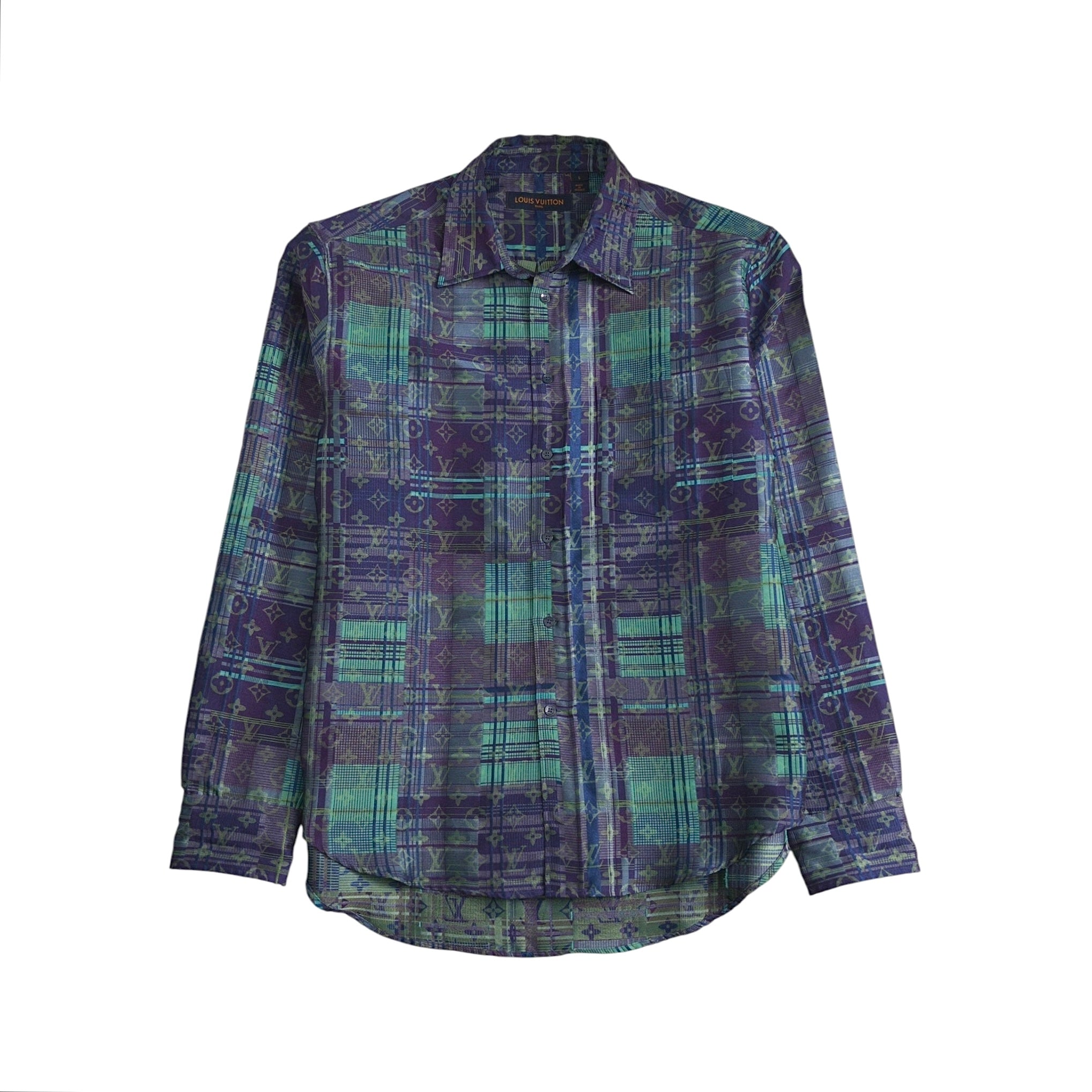 LOUIS VUITTON MONOGRAM NEON SHIRT