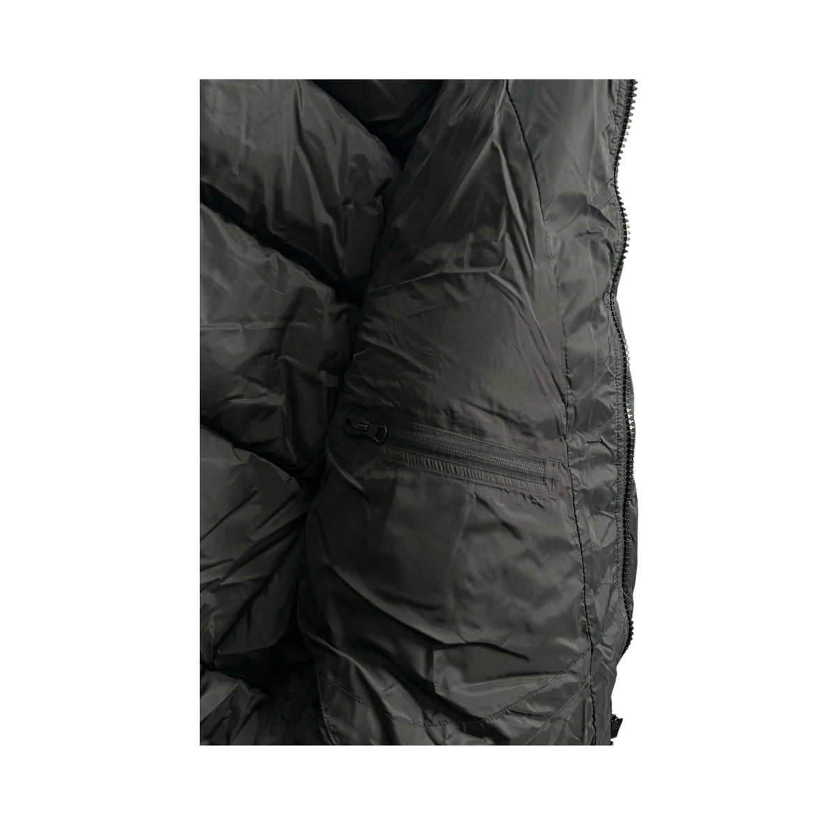 BURBERRY HALSBY CHECK COLLAR HOODED DOWN JACKET