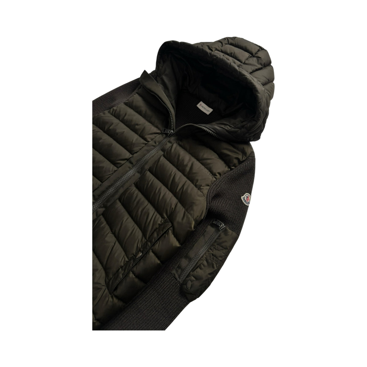 MONCLER HOODED CARDIGAN TRICOT