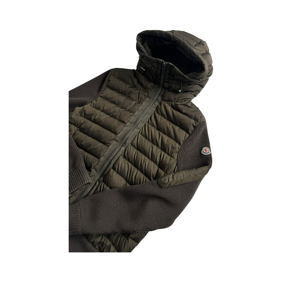 MONCLER HOODED CARDIGAN TRICOT