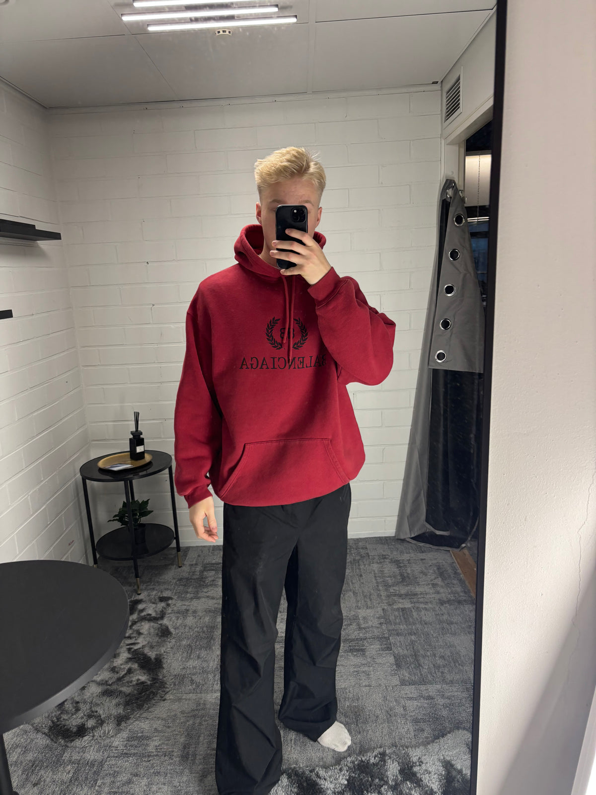 BALENCIAGA CREST LOGO HOODIE