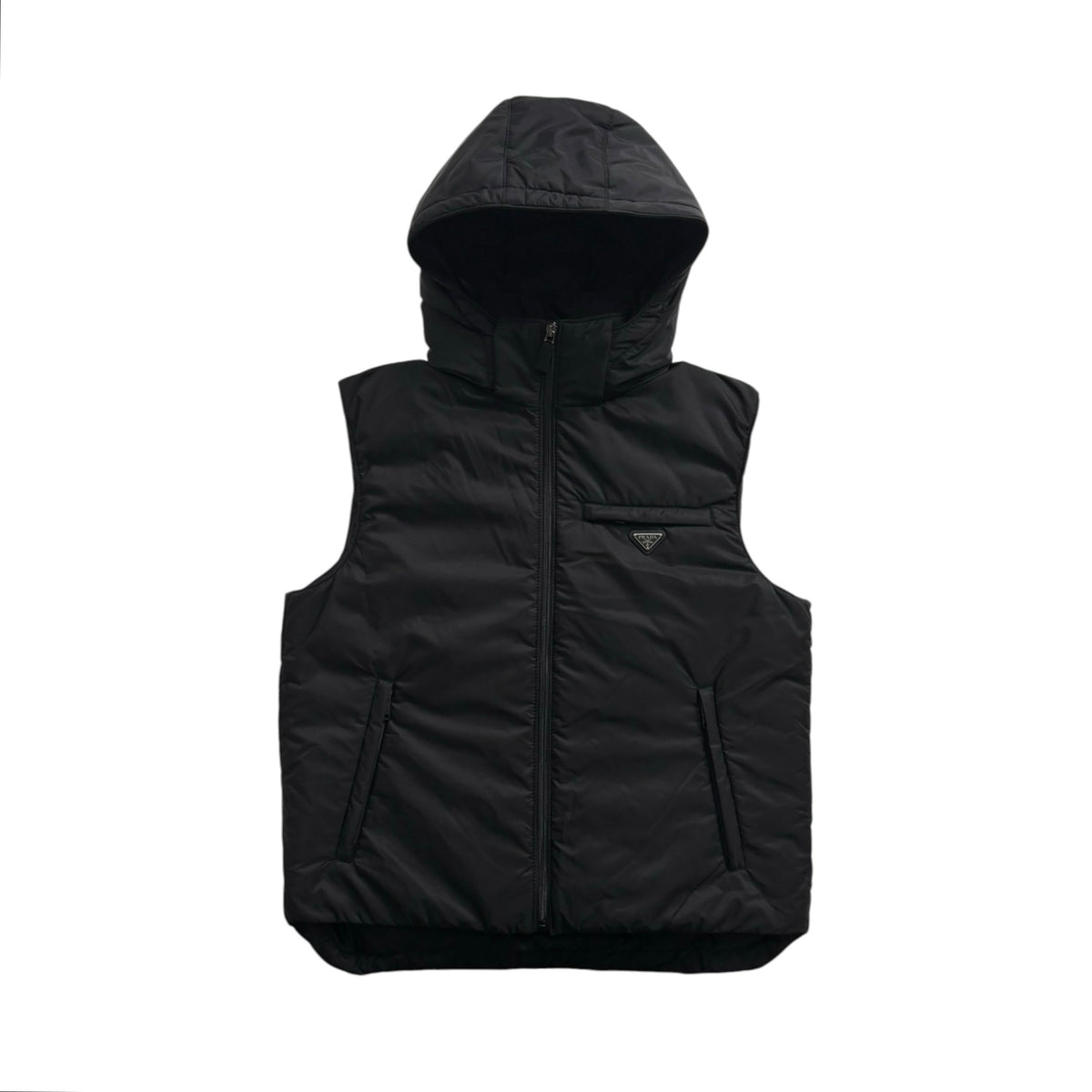 PRADA HOODED DOWN VEST