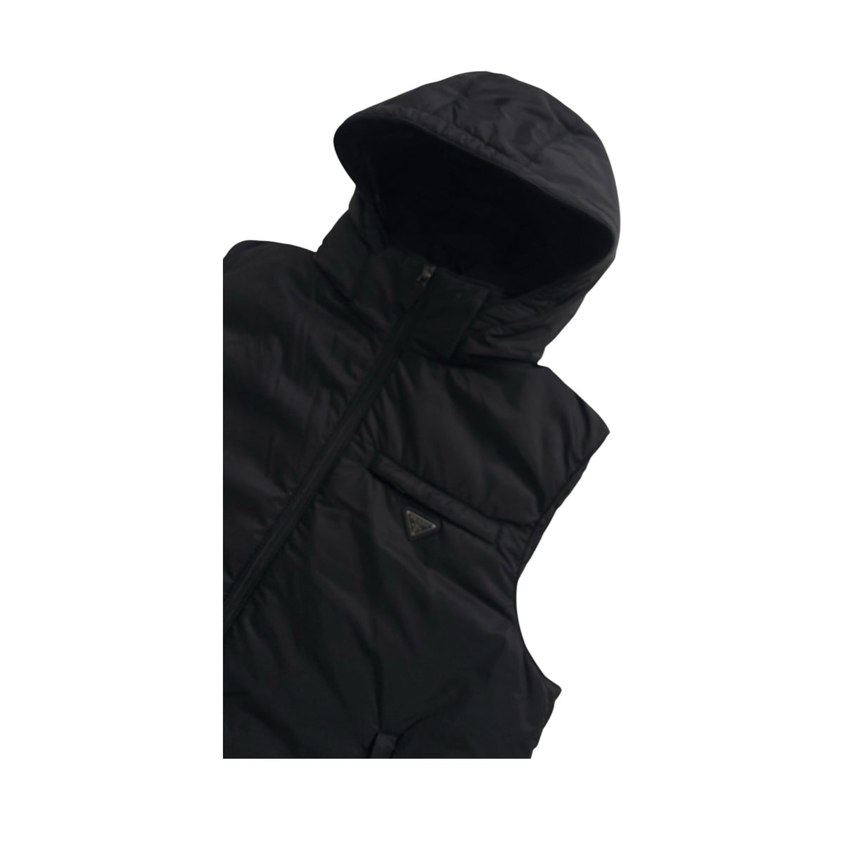 PRADA HOODED DOWN VEST