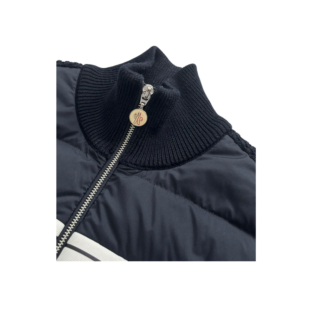 MONCLER LOGO PADDED CARDIGAN