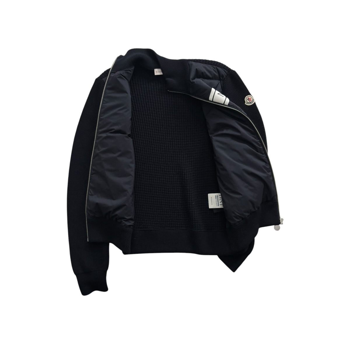 MONCLER LOGO PADDED CARDIGAN