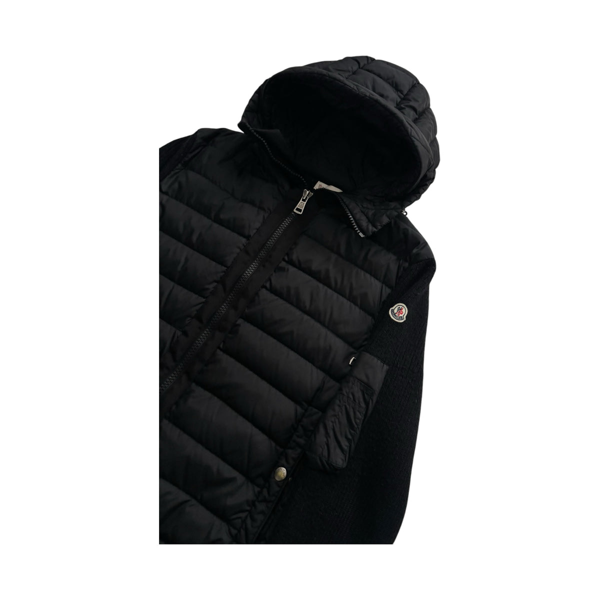 MONCLER HOODED CARDIGAN TRICOT