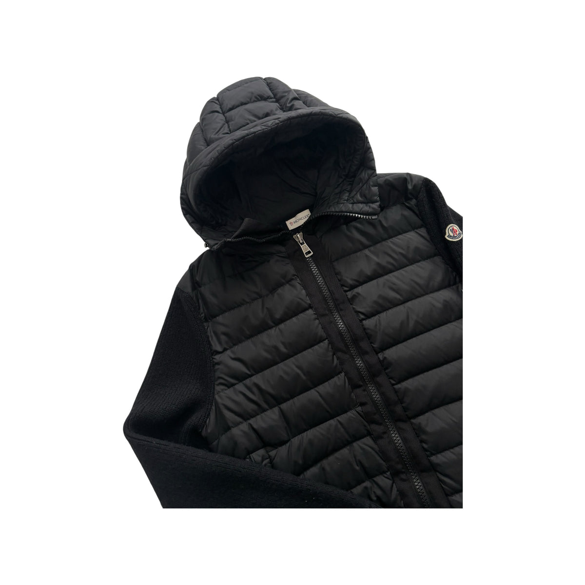 MONCLER HOODED CARDIGAN TRICOT