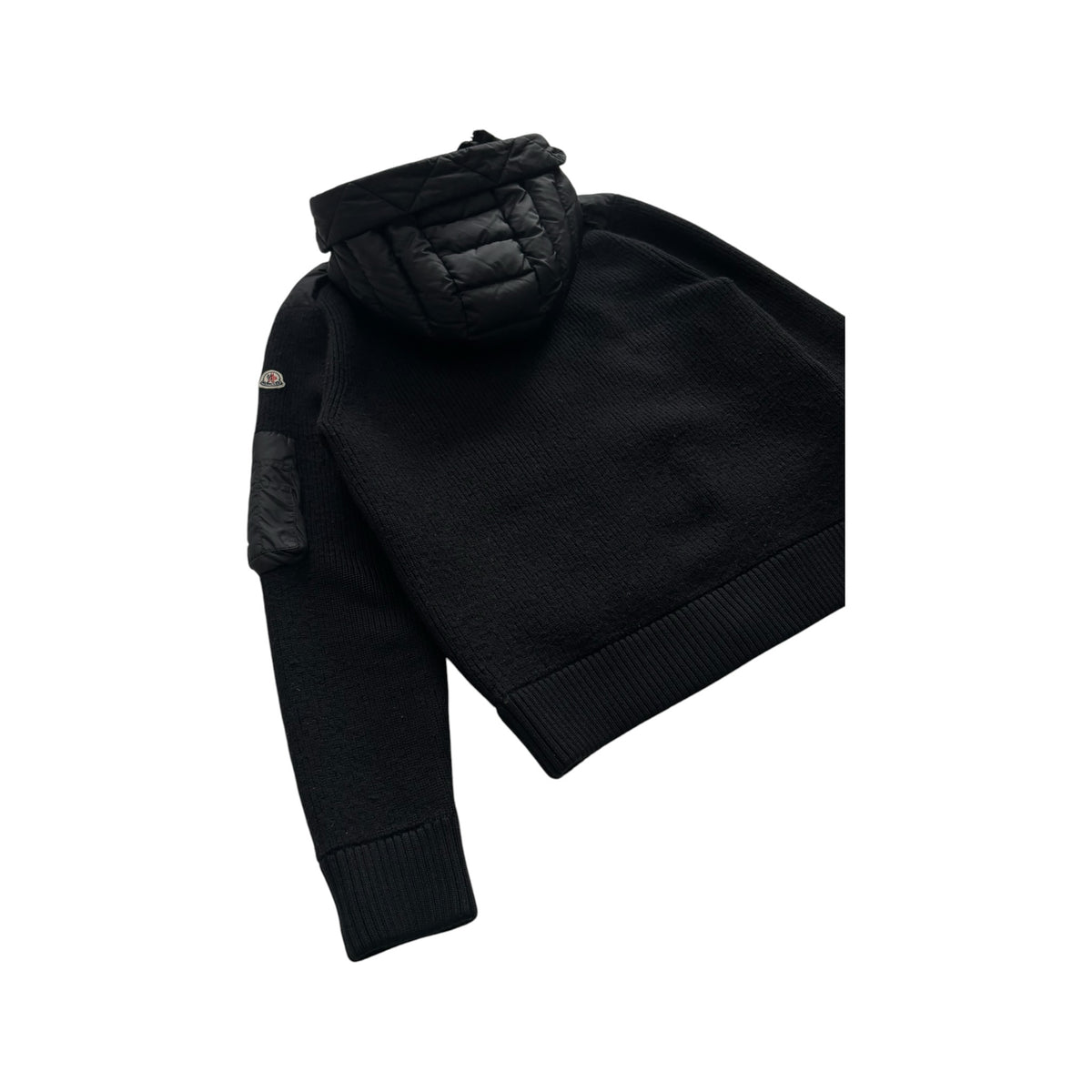 MONCLER HOODED CARDIGAN TRICOT